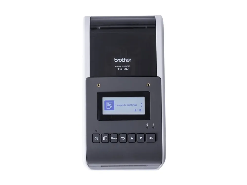 Brother TD-2350D203 - Mærkat/kvitteringsprinter - S/H - direkte termisk - Rulle (6,3 cm) - 203 dpi - op til 152.4 mm/sek. - Wi-Fi(n), Bluetooth 5.2, LAN, USB 2.0, USB vært