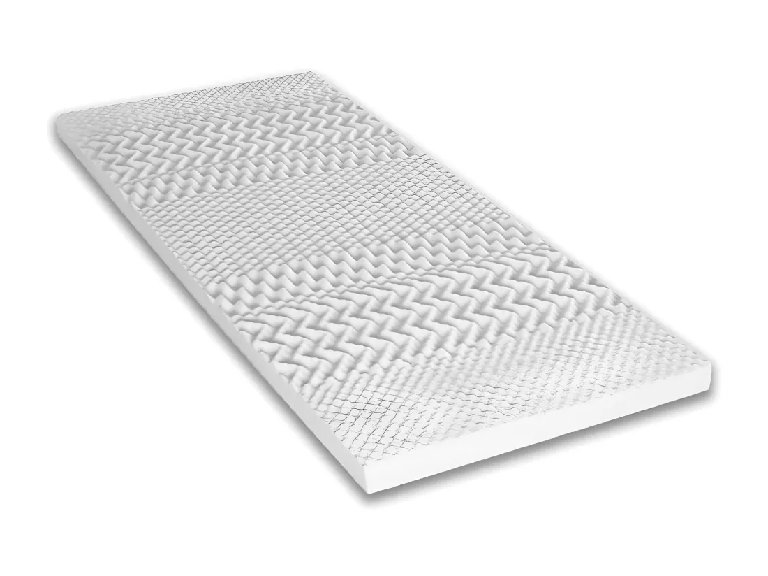 Surmatelas 6 cm Mémoire de forme 7 zones de confort 90x190 cm