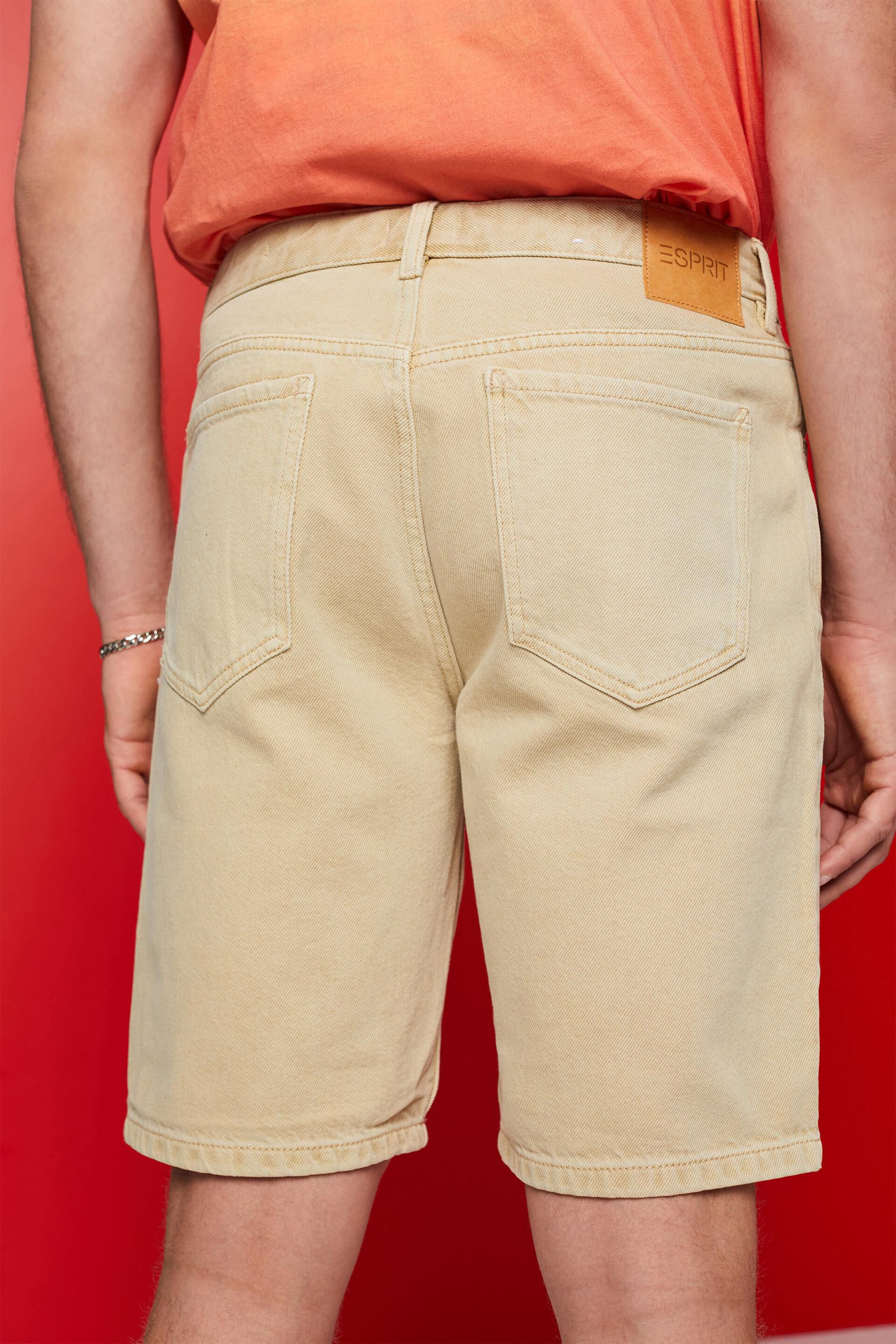 Short en denim coloré