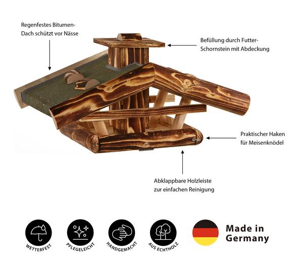Dehner Natura Premium Futterhaus Watzmann,