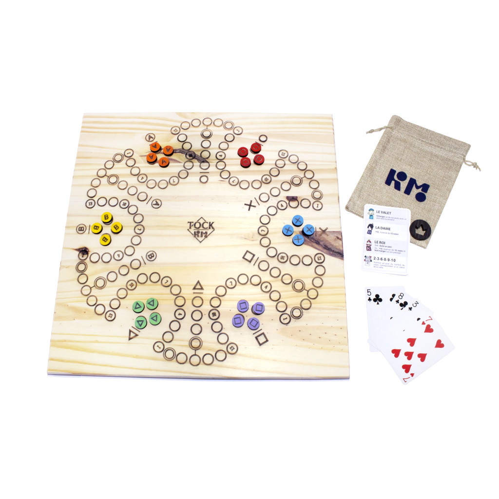 Jeu de Tock réversible en bois