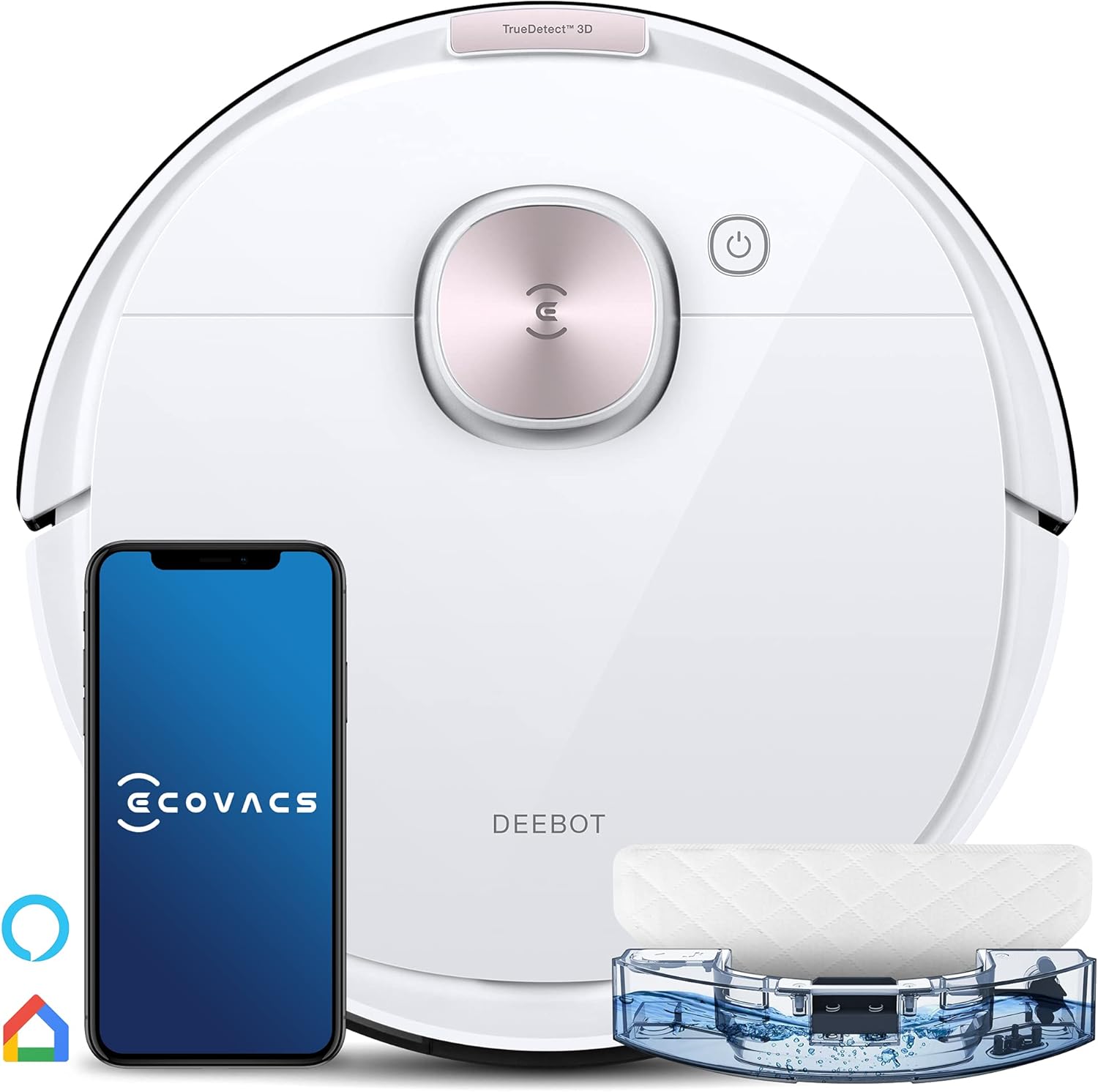 ECOVACS DEEBOT X2 Omni Saugroboter mit Wischfunktion 8000Pa (T8 Pure)