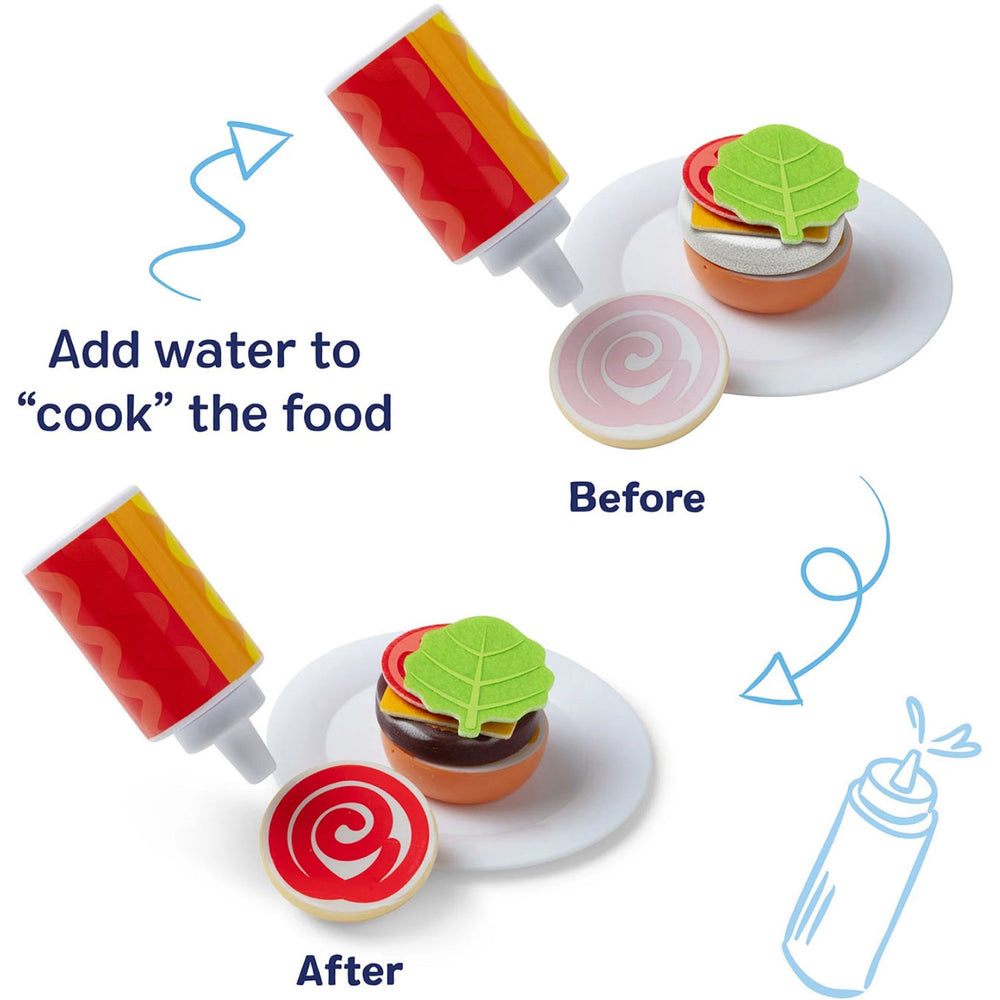 Køb Melissa & Doug Multifarvet Legesæt - Water Wow! Flip & Fry: Grill-Sæt