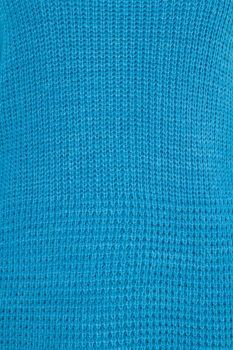 Pullover, Straight Fit, Strukturstrick, Zipfelsaum