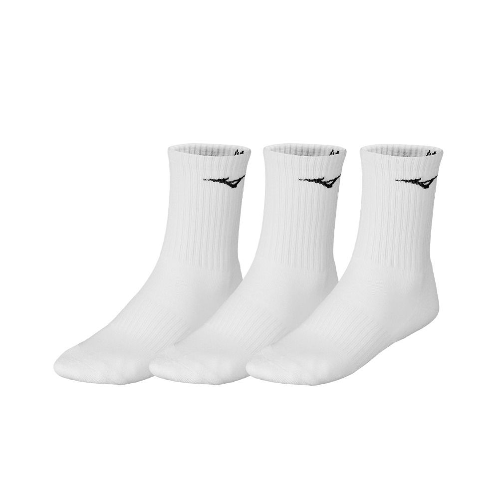 Mizuno TRAINING - Chaussettes x3 white/white/white