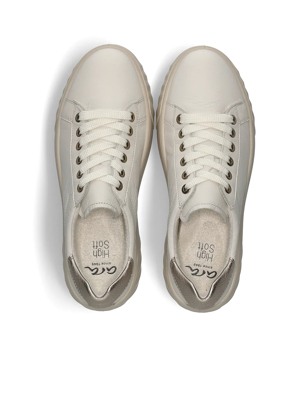 Sneaker Monaco cream platin
