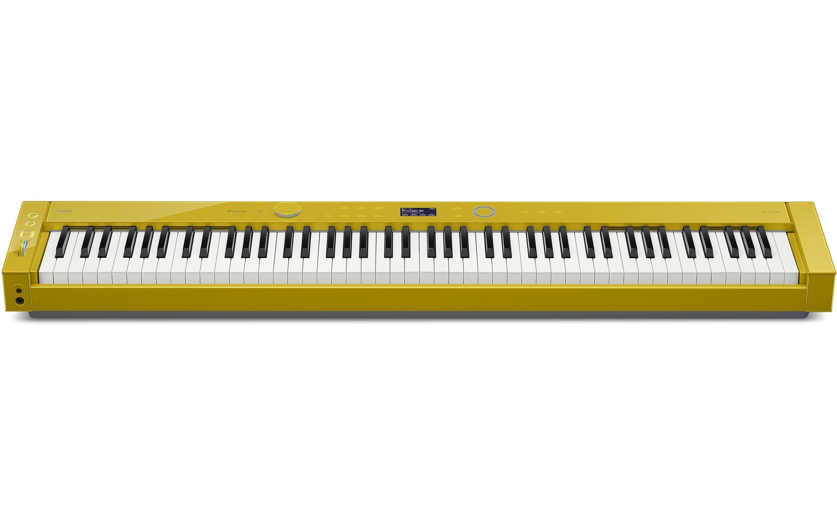 E-Piano Privia PX-S7000 – Harmonious Mustard<br>Digitalpiano mit dem authentischen Anschlag eines Flügels, innovativer Klangtechnologie und beeindruckender Ästhetik