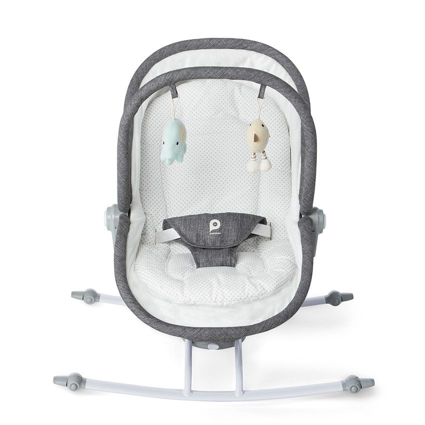 Transat Sweety 2-en-1 - Gris - Ecru