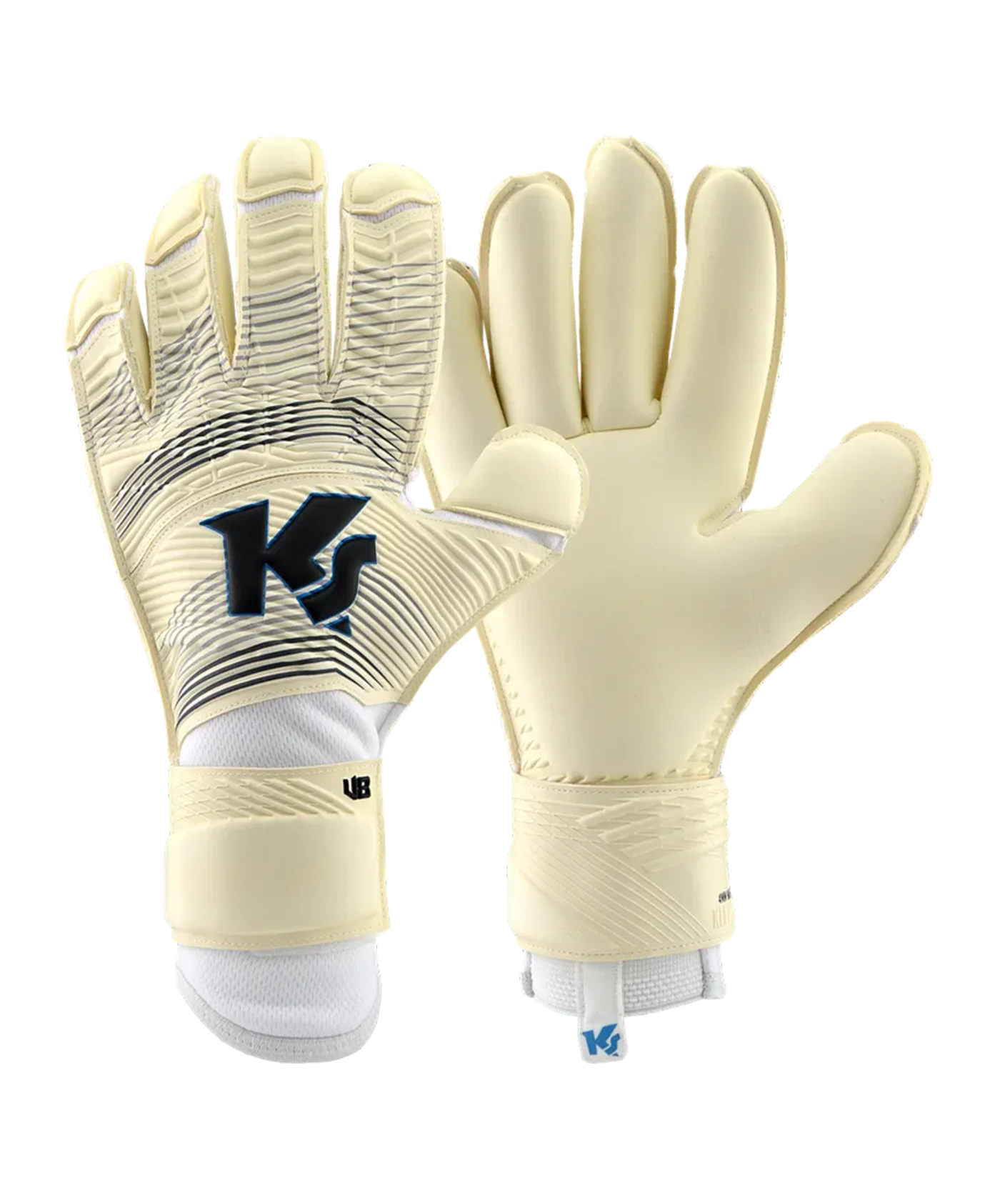 KEEPERsport Varan8 Pro GC TW-Handschuhe Weiss Blau F804