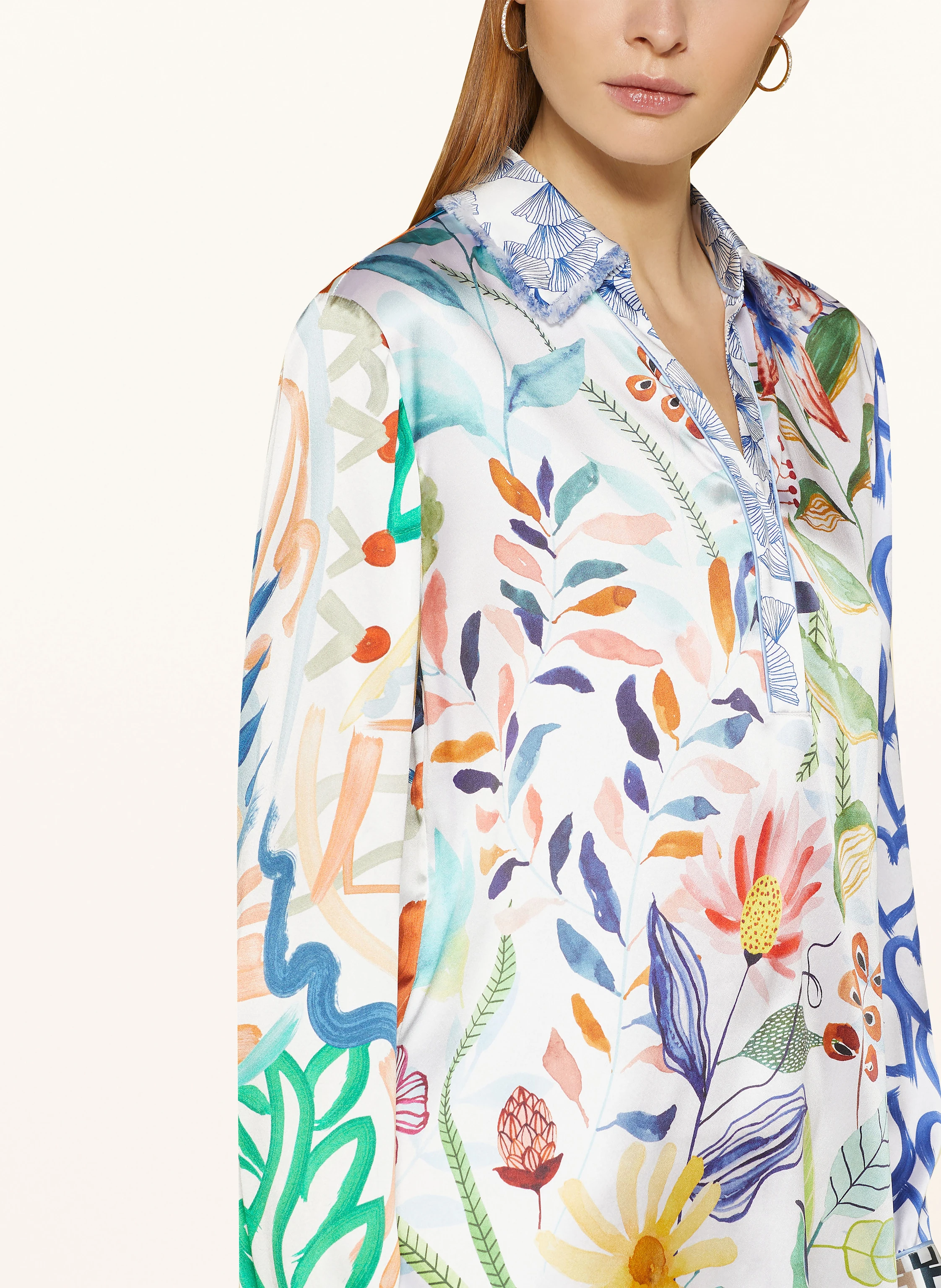 HERZEN'S ANGELEGENHEIT Blusenshirt aus Seide