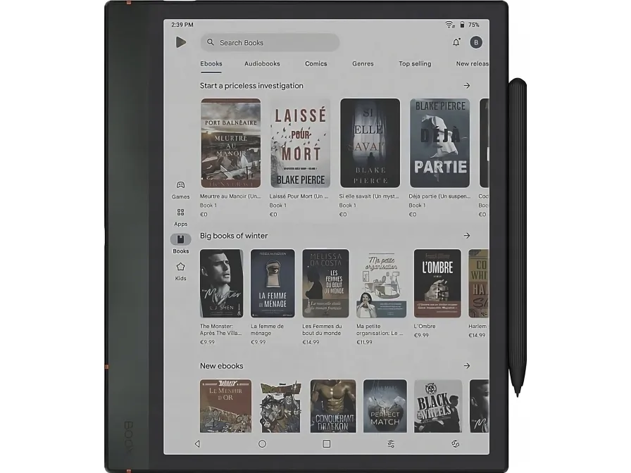 Onyx Boox Note Air4 - eBook læser - 64 GB - touch screen - microSD indgang