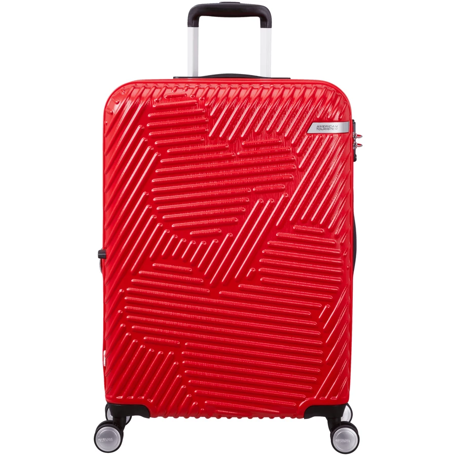 American Tourister Mickey Clouds - 4-Rollen-Trolley 66 cm erw. Mickey Classic Red