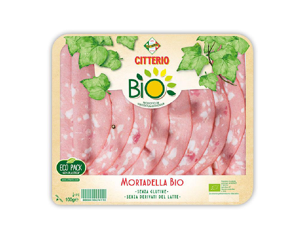 MORTADELA CITTERIO ITALIANA BIO 100G