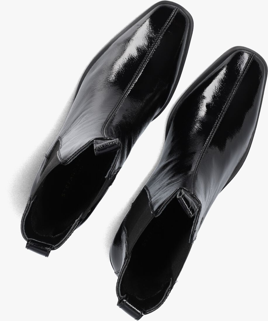 zwarte stefano lauran chelsea boots botin plano