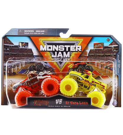 Monster Jam Truck - 1:64 - 2er-Pack - Druckguss