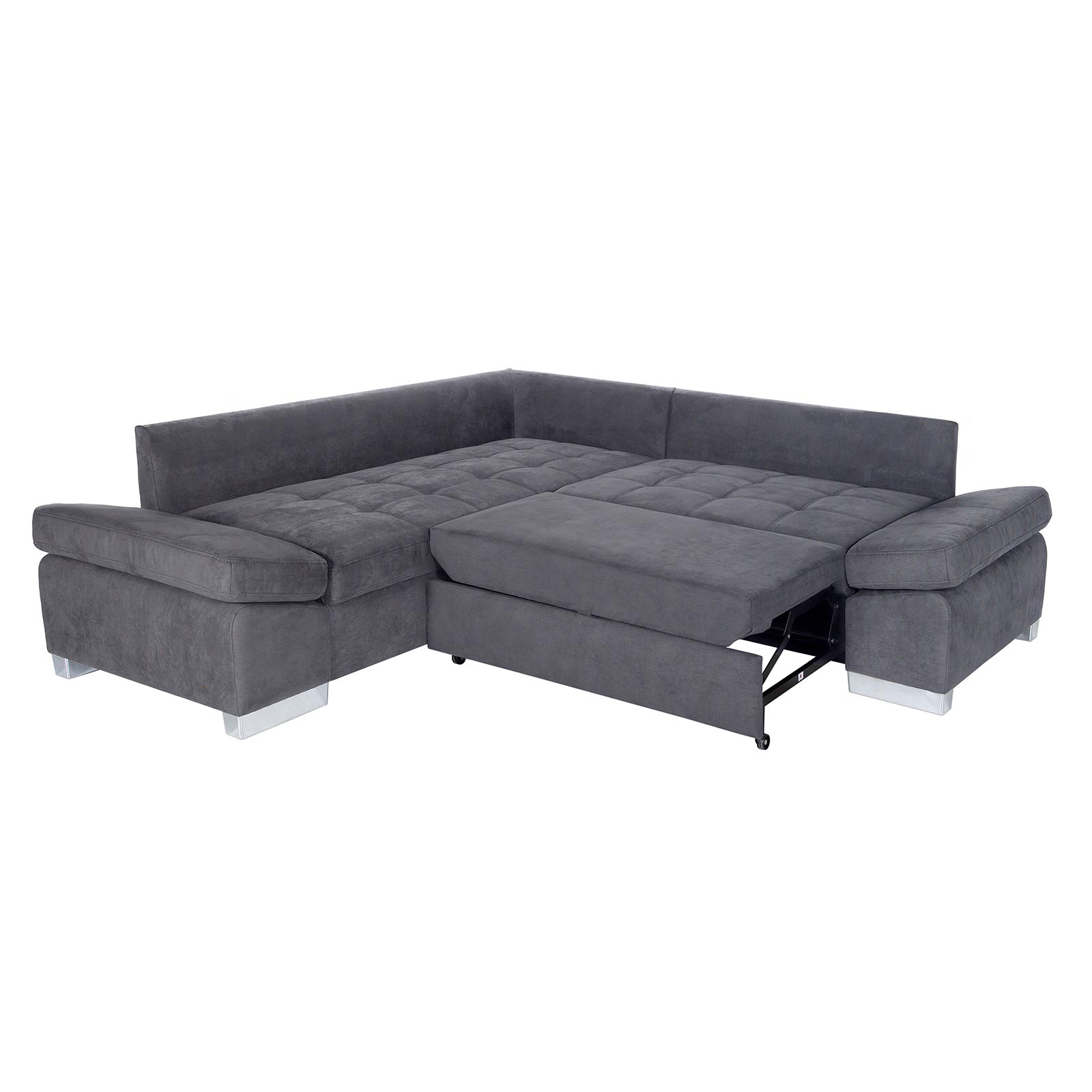 Ecksofa - stone - Liegefunktion rechts
