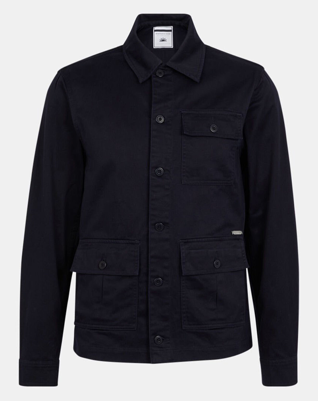 Scotch & Soda Veste Field bleu marine
