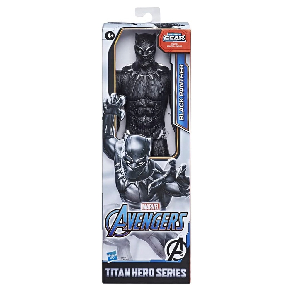 Avengers Marvel Titan Hero Series Blast Gear Black Panther Actionfigur