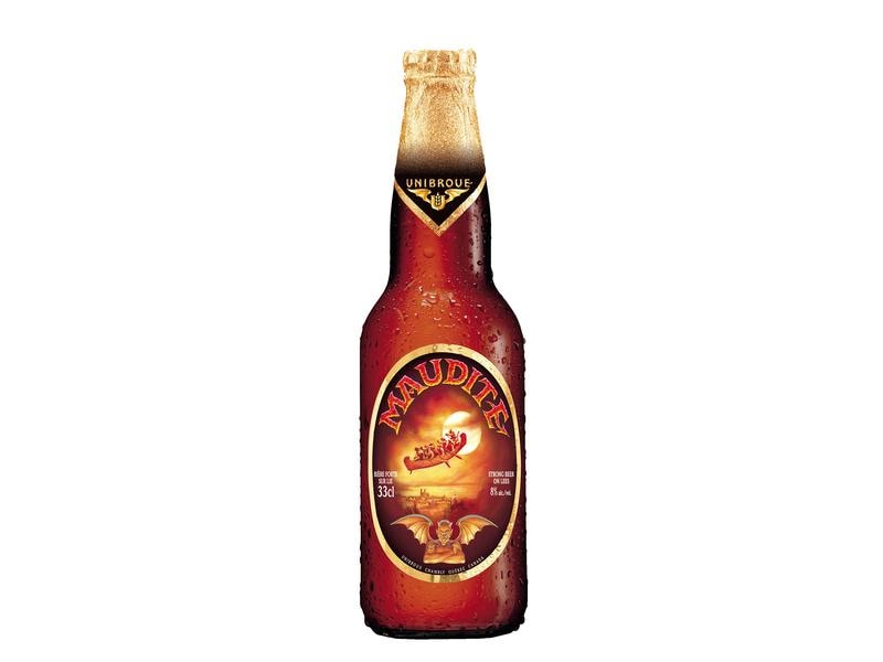 Unibroue Bier Maudite 0.34 l Starkes Ale aus Kanada