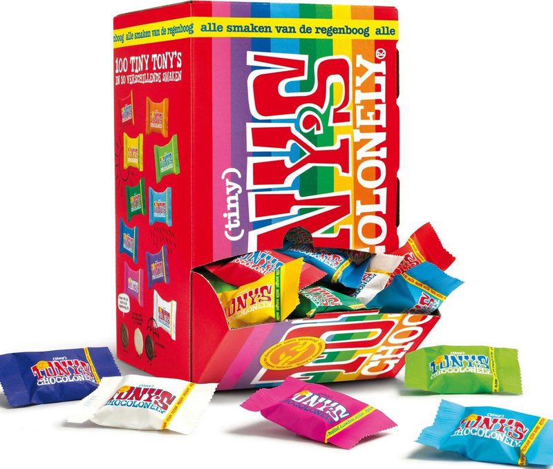 Tony's Chocolonely - Tiny Tony's - Chocolade - 100 Stuks - 900g