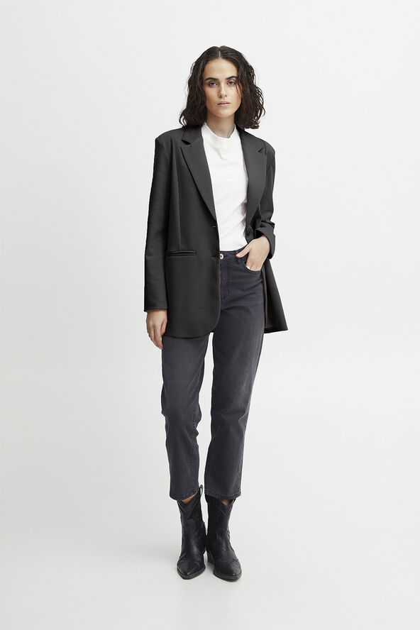 ICHI IHKATE SUS OVERSIZE BL Black