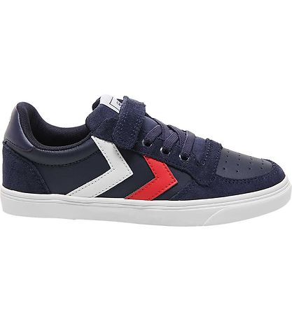 Hummel Schuhe - Slimmer Stadil Leather Low Jr. - Peacoat
