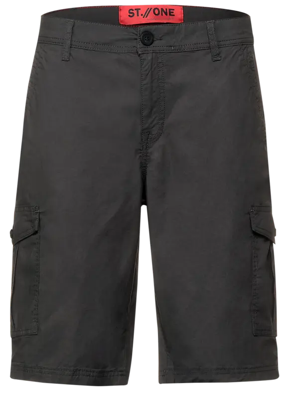 Regular Fit Cargoshorts - coal grey