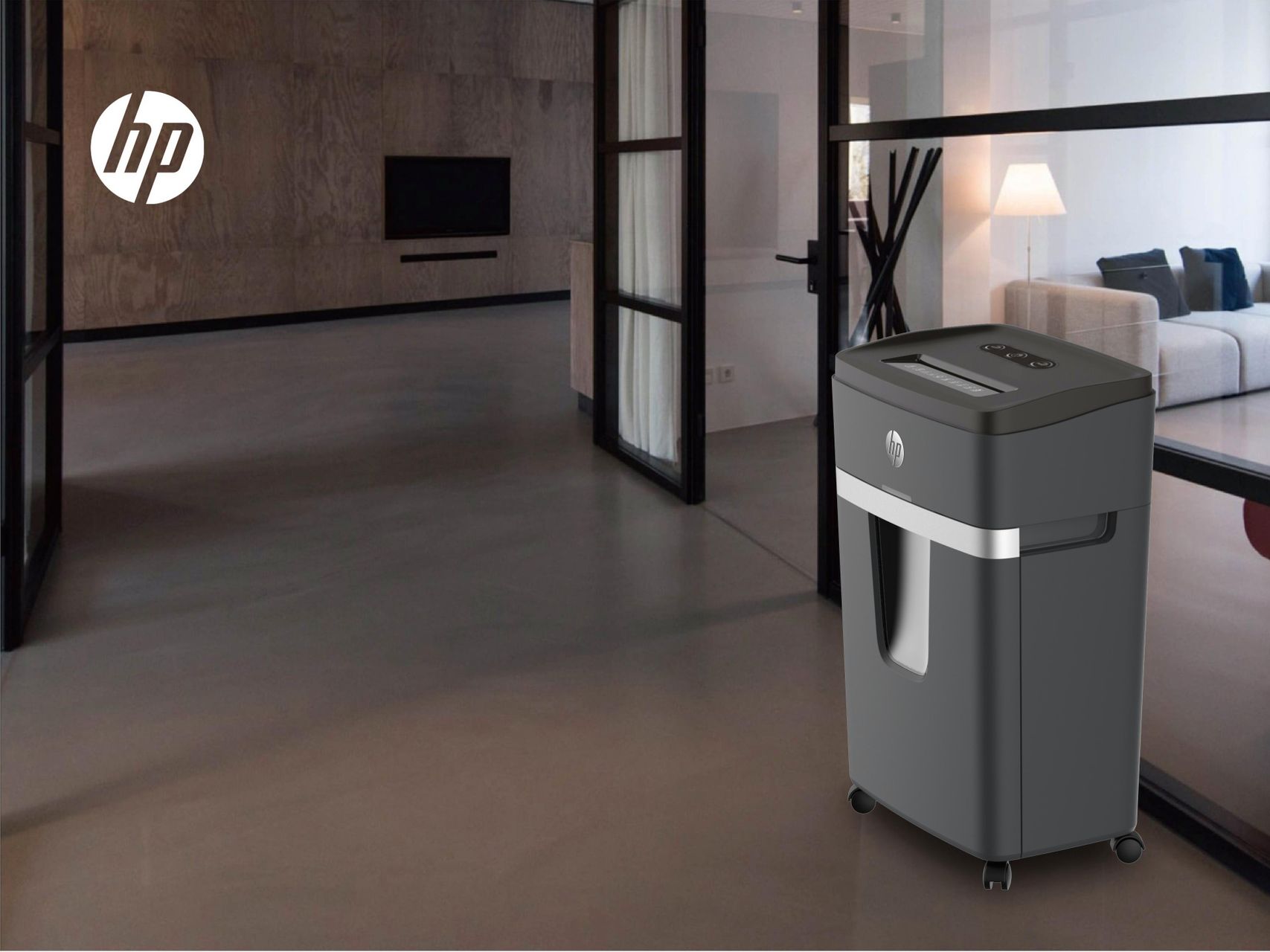 HP Aktenvernichter Pro Shredder 12MC 12 Blatt Sicherheitsstufe P-5