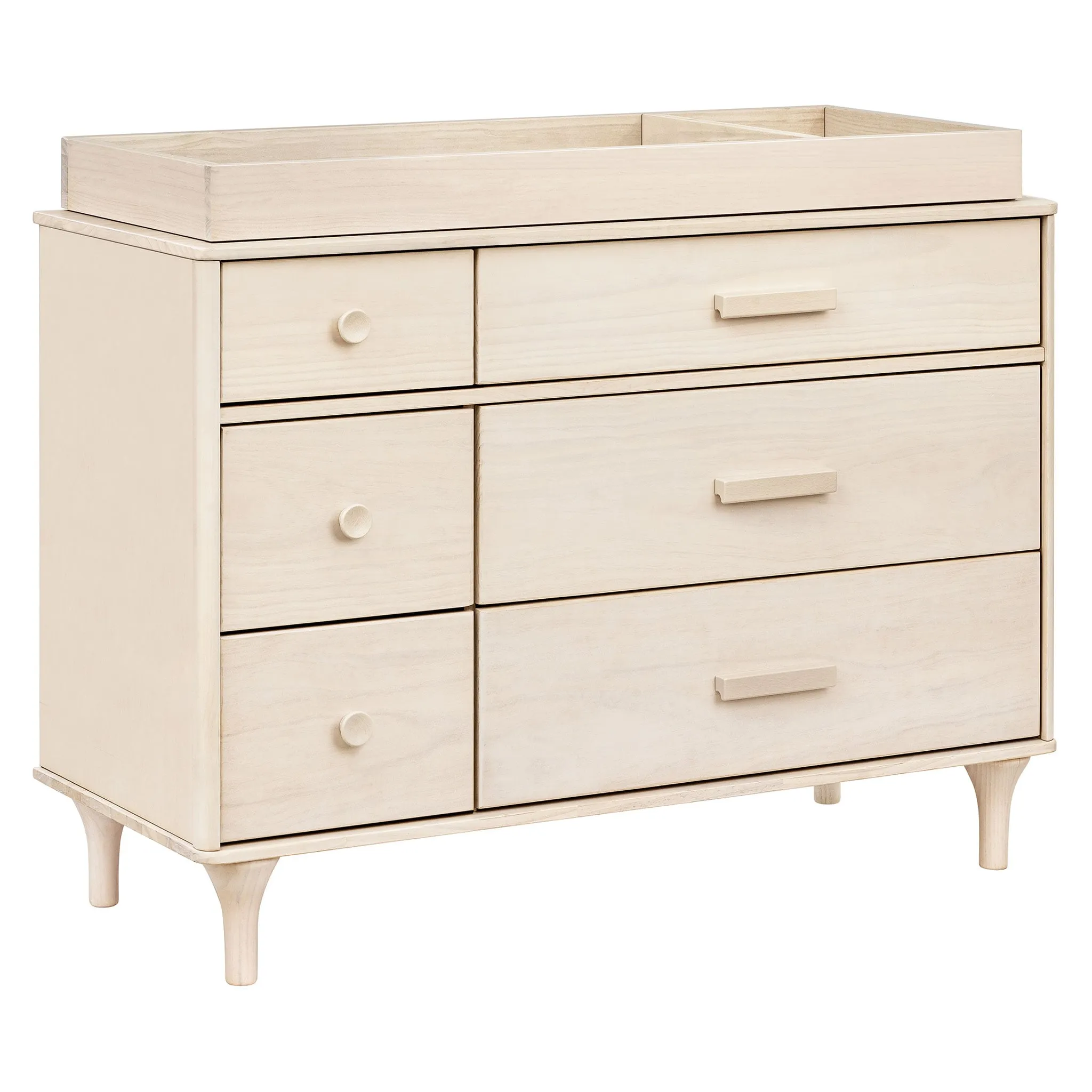 Babyletto Bureau Double 6 Tiroirs Lolly - Naturel Lavé