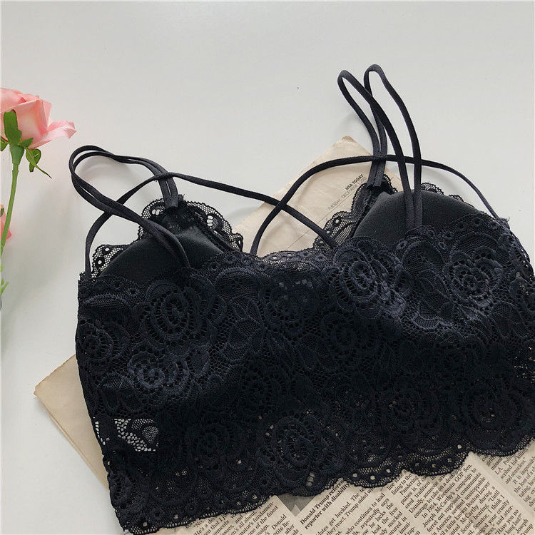 KONGER - Kanten bralette met bandjes