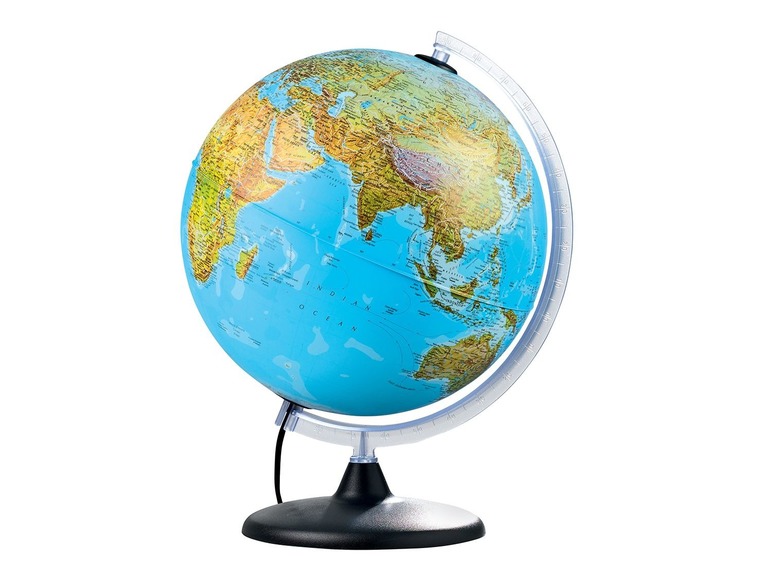 Verlichte wereldbol