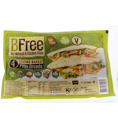 Bfree Pitabroodjes (4 stuks)