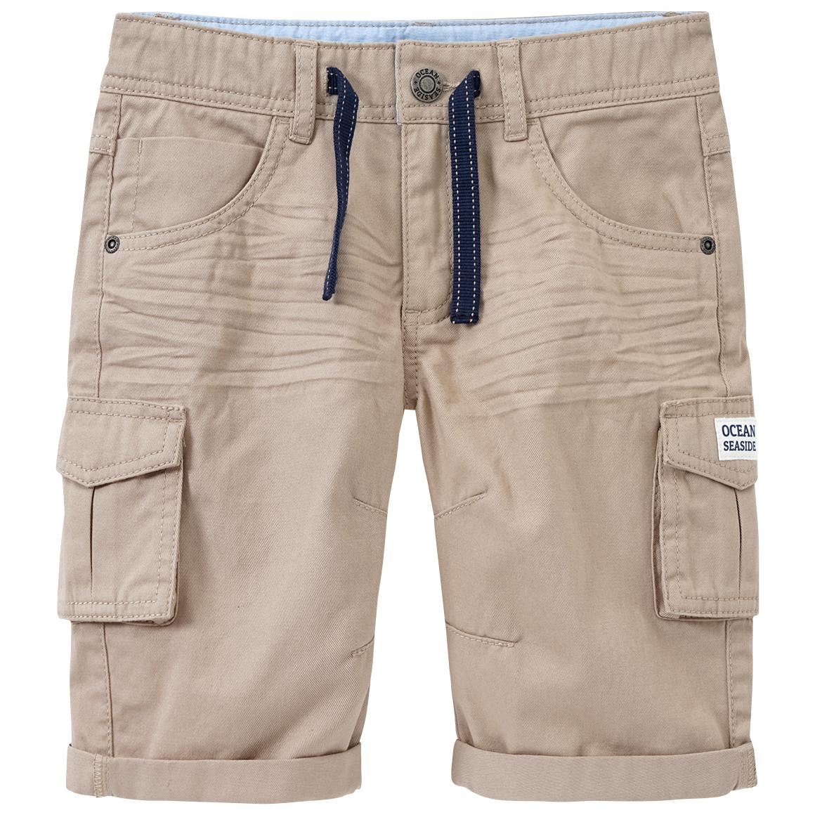 Topolino Jungen Cargoshorts aus Bio-Baumwolle beige