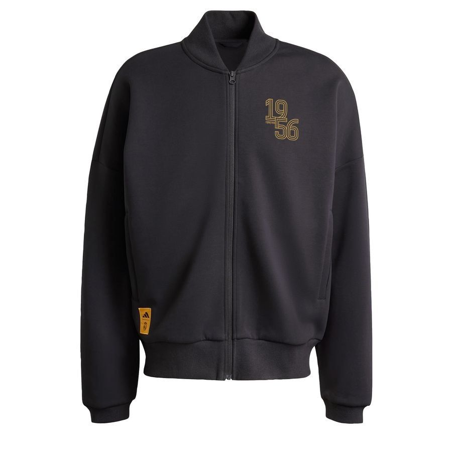 Adidas Veste de survêtement maille double Real Madrid