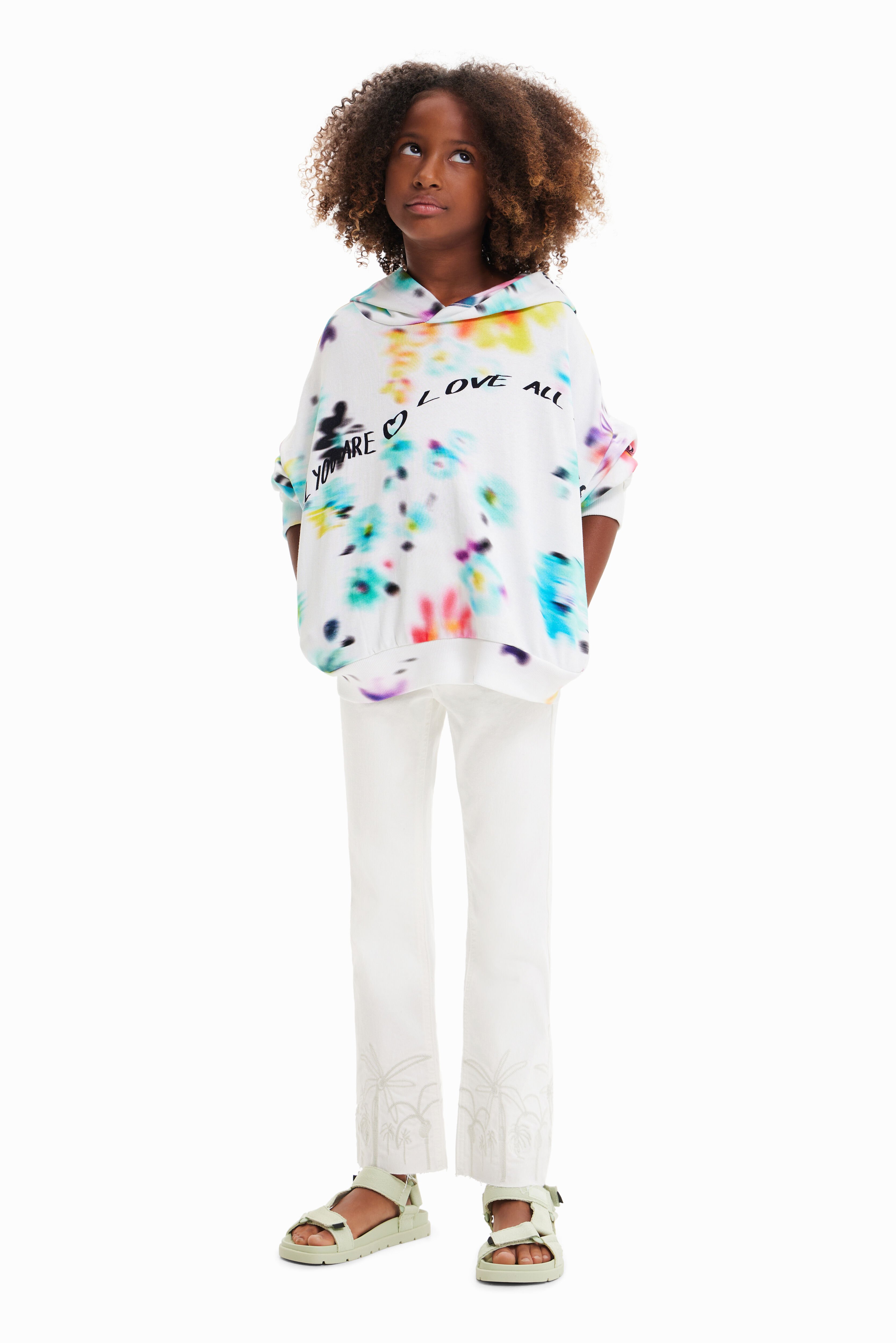 Sweat-shirt oversize flou