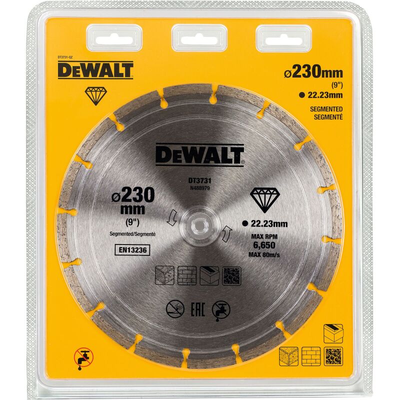 Disque fritté segmenté béton 230 x 22,2 mm