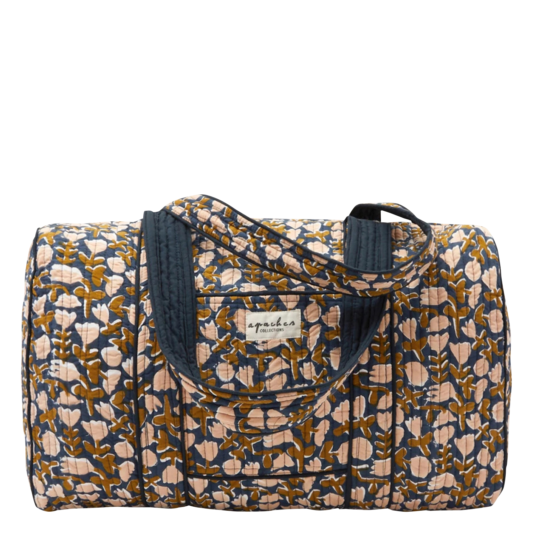 BUDDHA - Sac floral en coton | Bleu