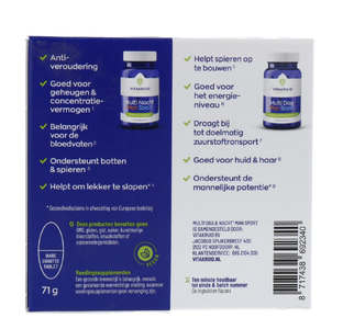 Vitakruid Multi Dag & Nacht Man Sport 60TB