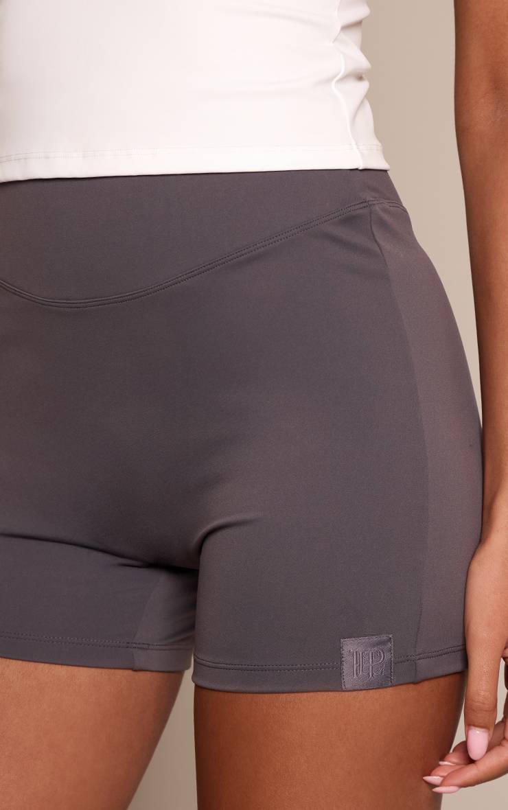 Charbon Short De Sport Taille Haute Sculptant Tall