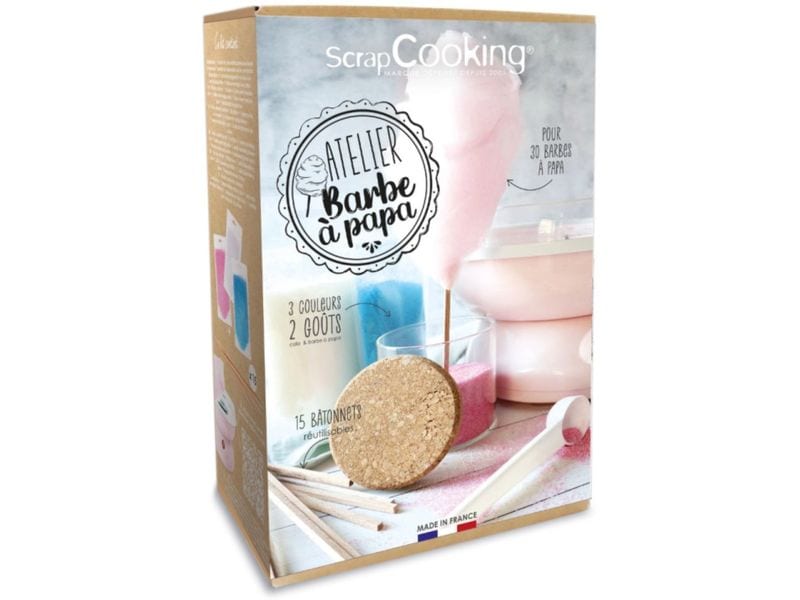 ScrapCooking Atelier Zuckerwatte Workshop 480 g Zuckerwatte-Zubereitungsset