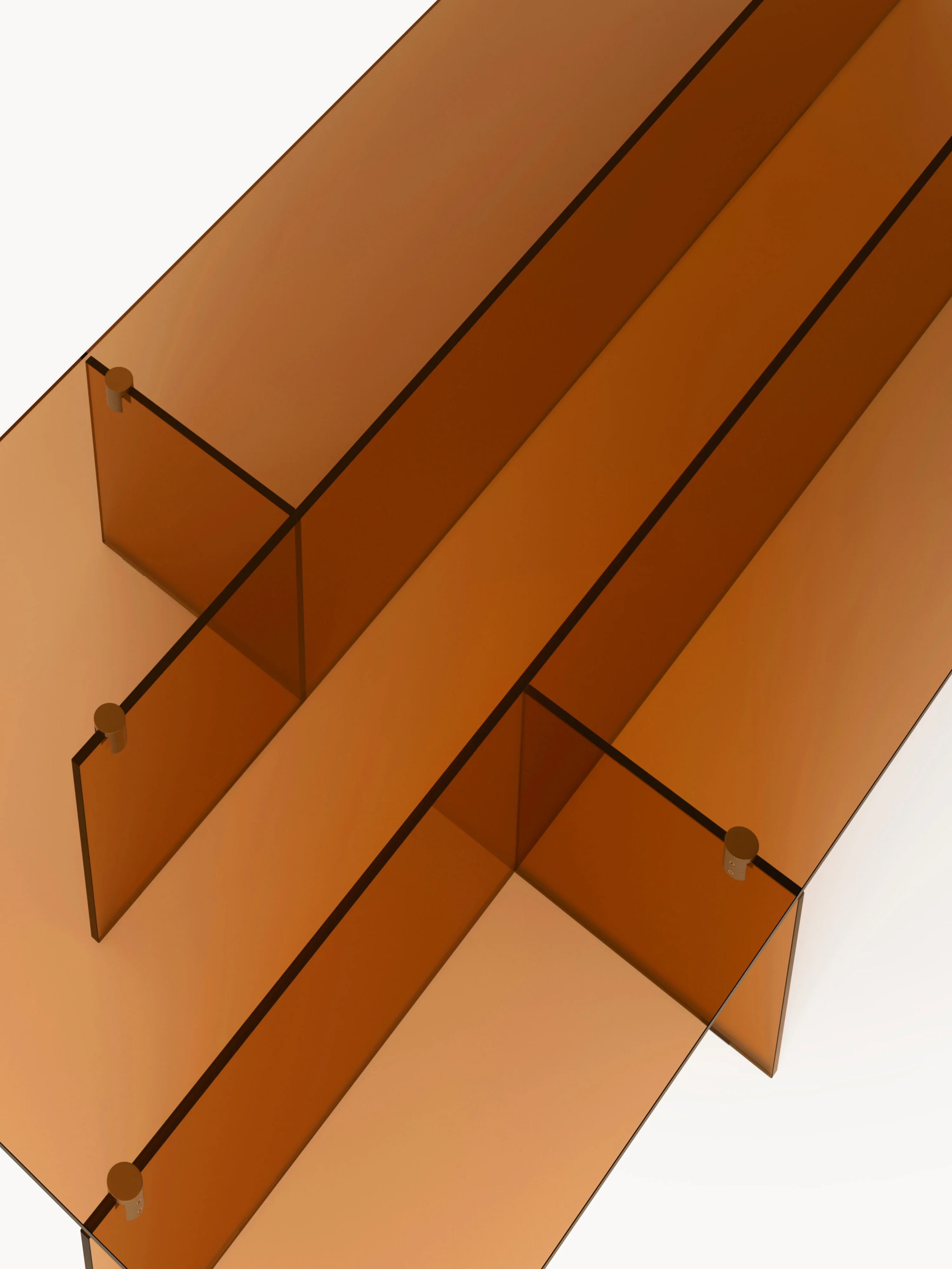 Grote glazen salontafel Anouk, B 160 cm