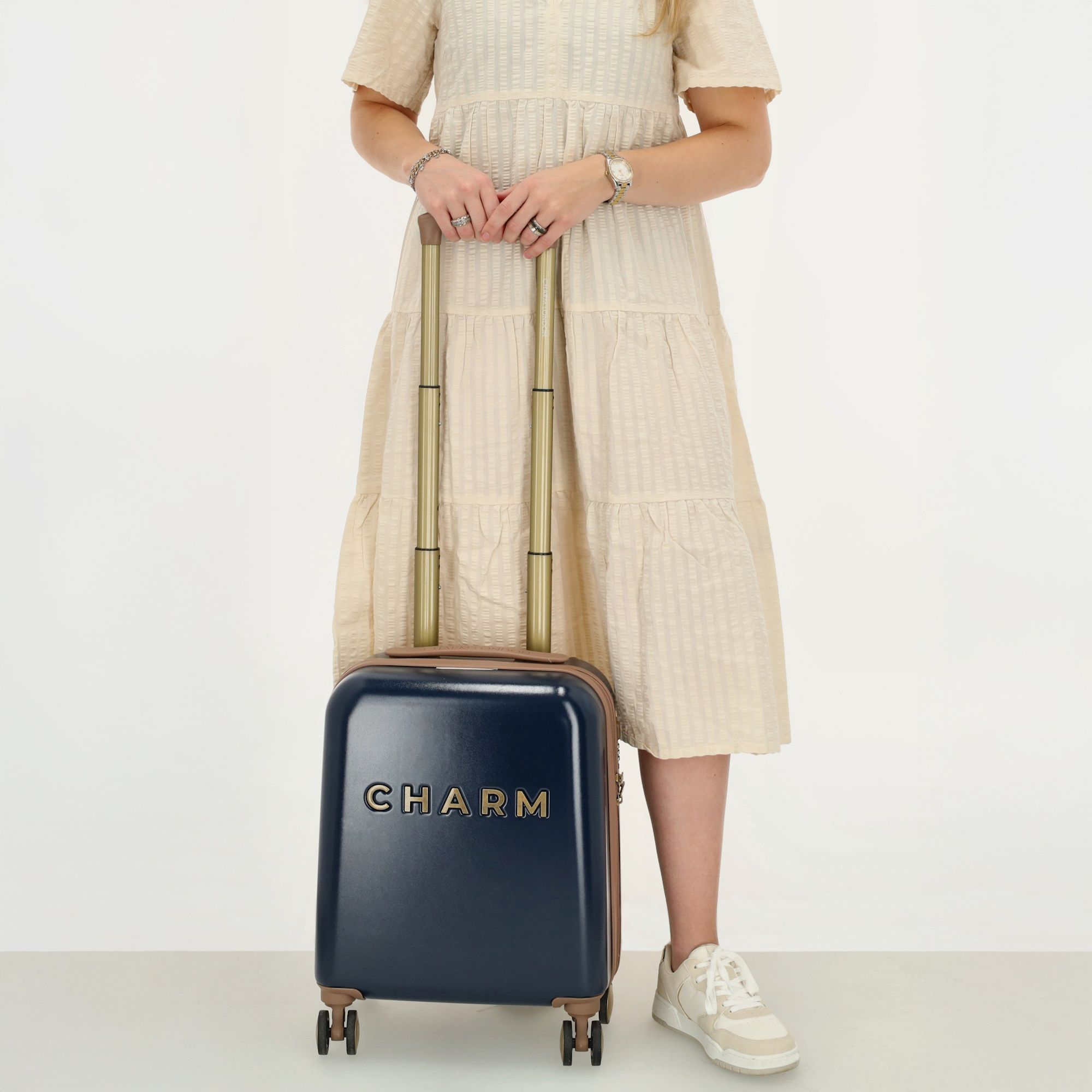 Charm London Capetown Underseat Koffer Blauw