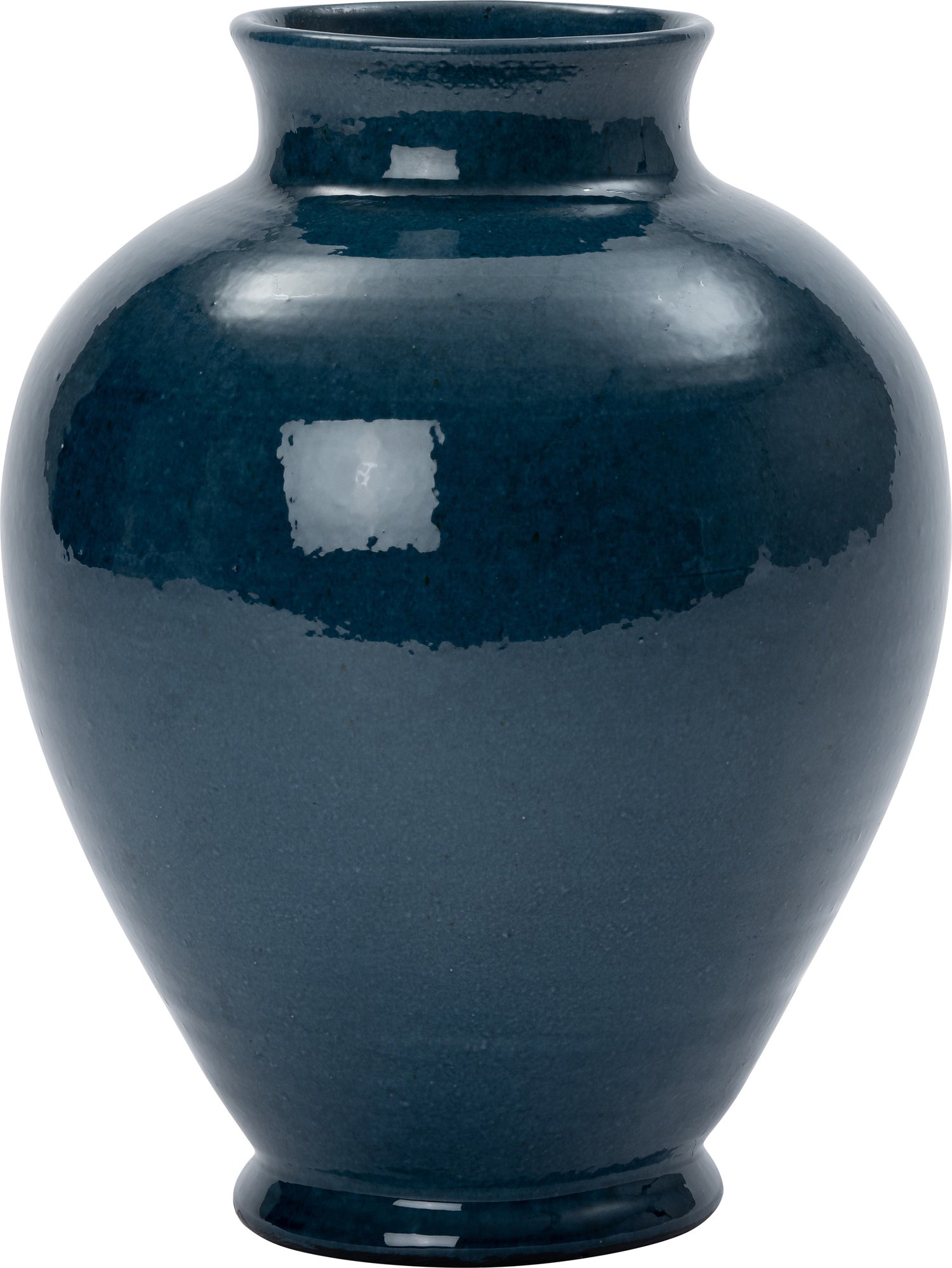 Intratuin vaas Miri blauw D 24 H 30 cm