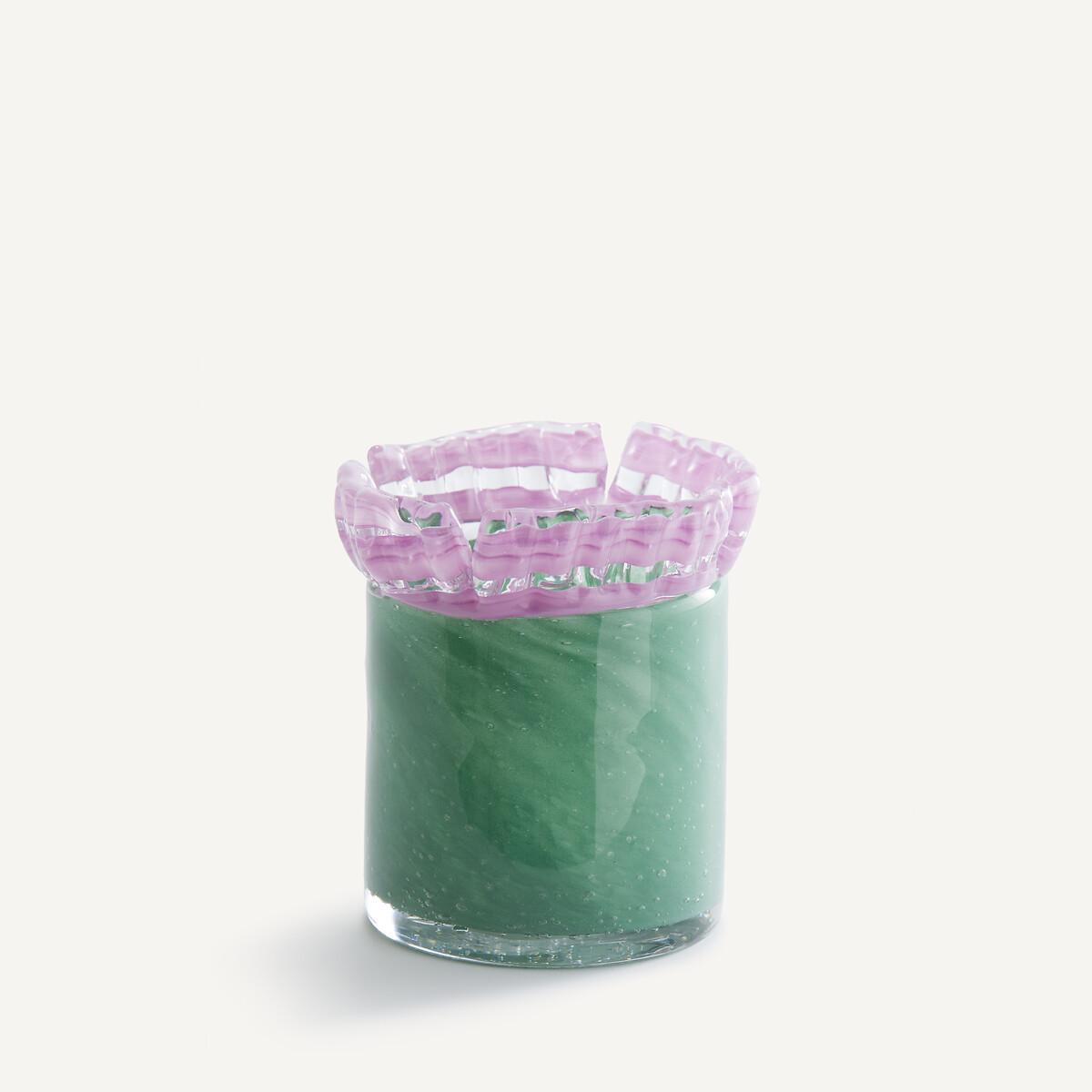 AM.PM<br>Vaso de vidro lapidado à mão, 13 cm de altura, Eloria