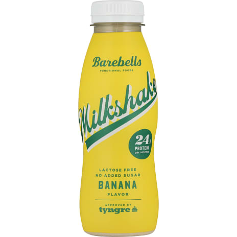 Proteinmilkshake m. banansmag u. tilsat sukker laktosefri