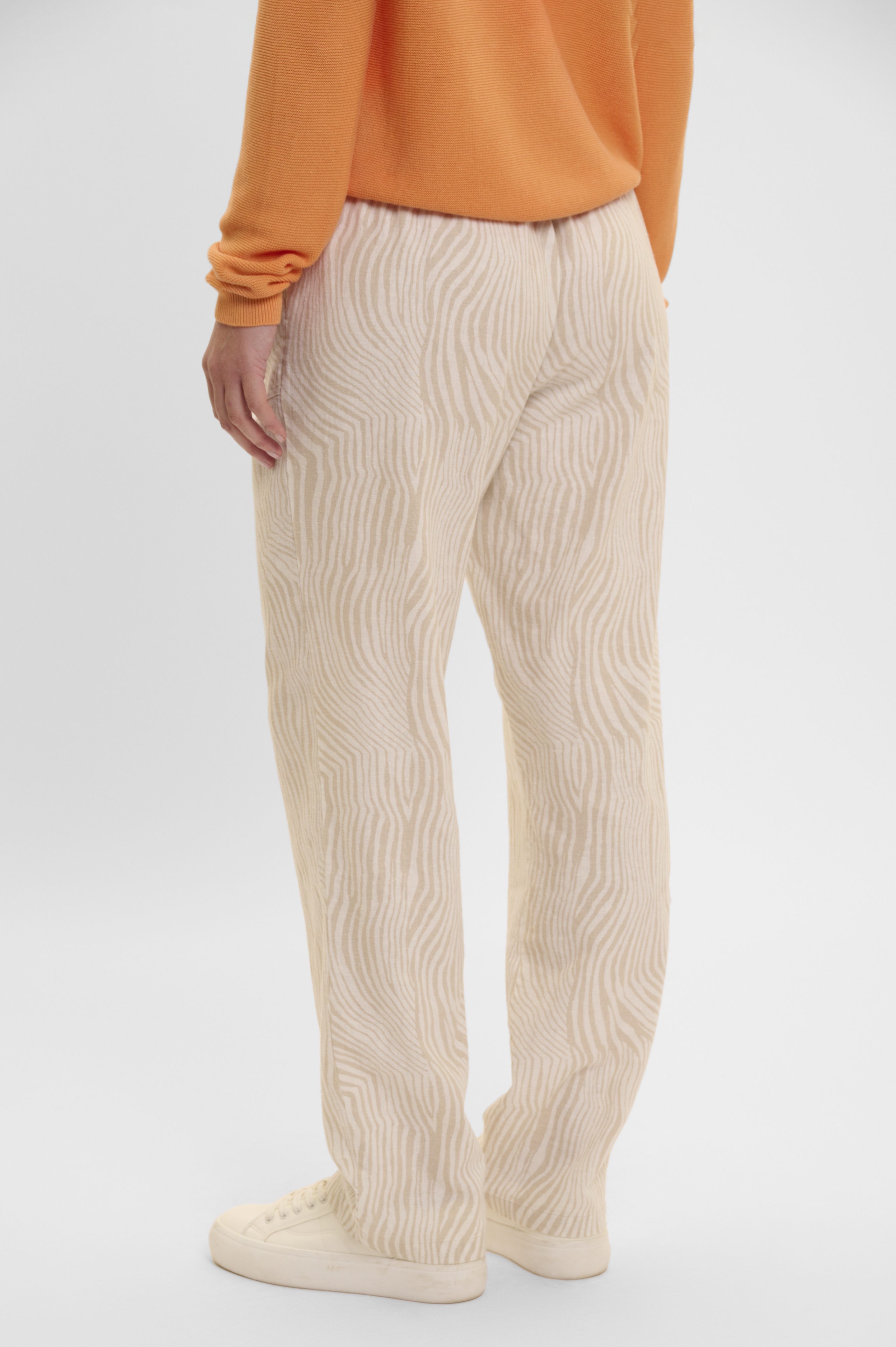 Rino & Pelle - Gonzo Straight Leg Pants - Birch/Zebra