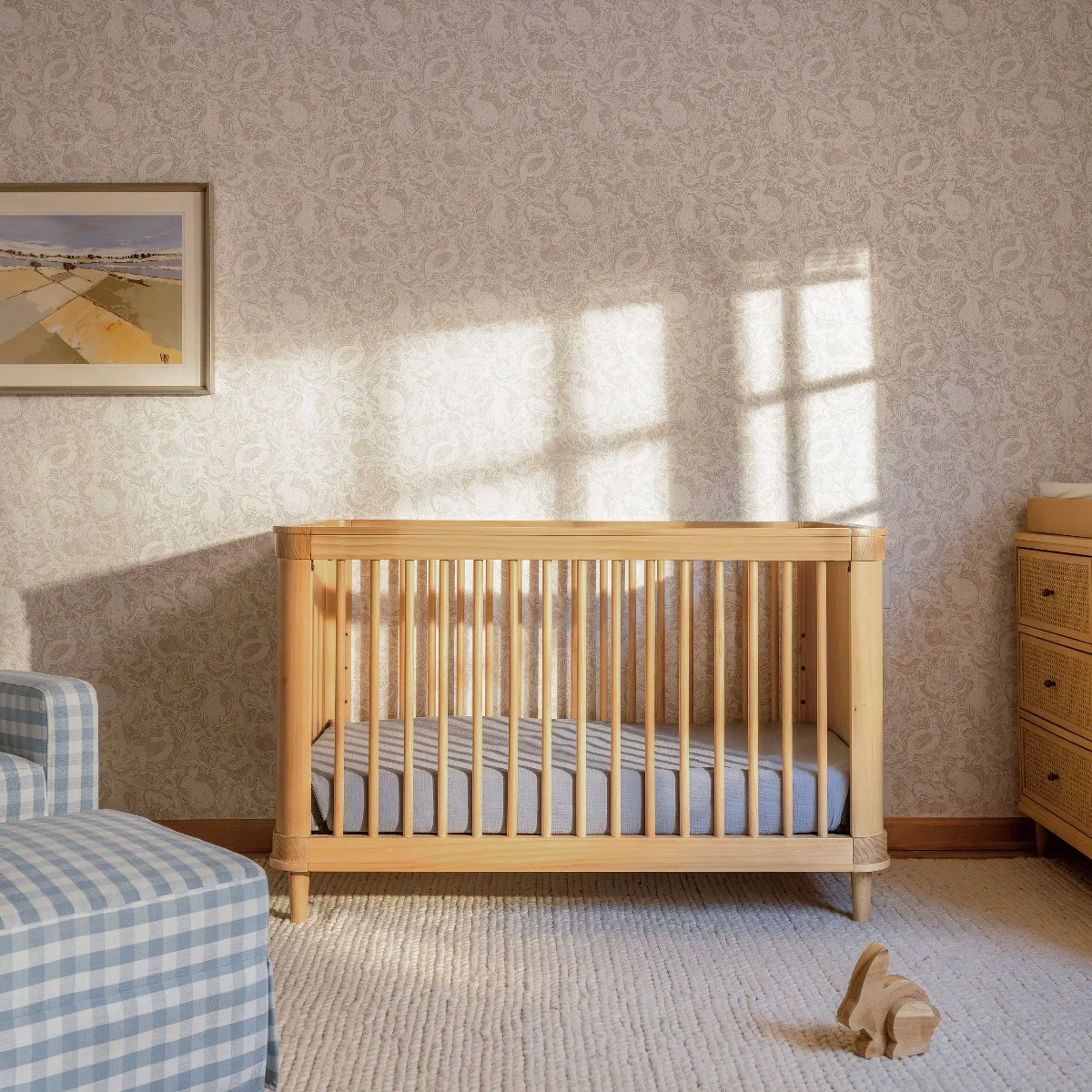 DaVinci Couchette Convertible 3-en-1 Marin - Miel et Rotin