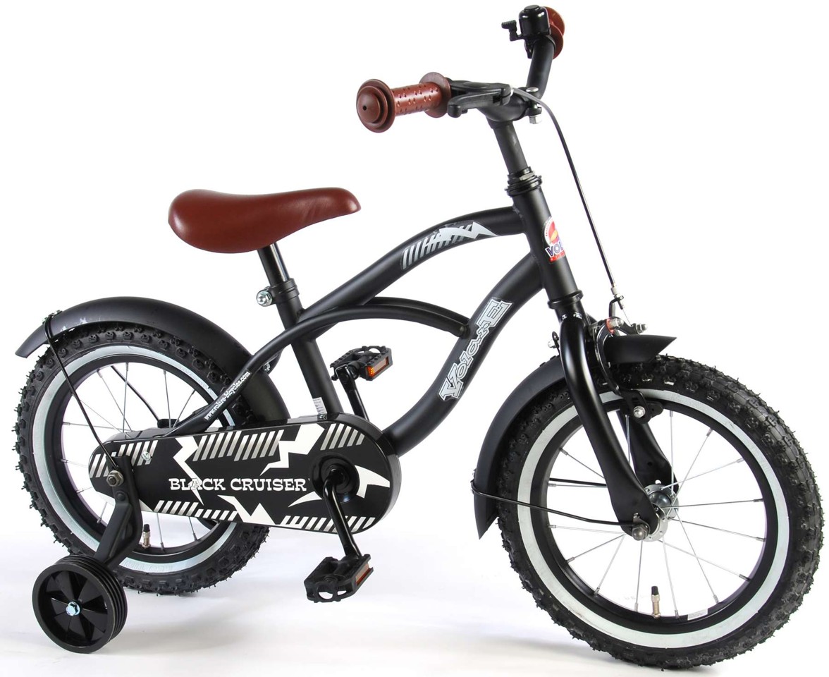 Volare - Børneykel 14'' - Black Cruiser
