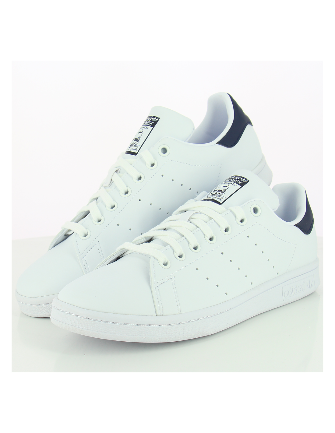 adidas sneakers homme stan smith vegan blanc bleu