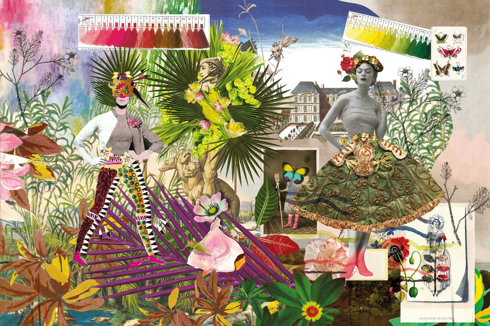 Fashion's Seasons I by Christian Lacroix - Limited Edition. Edition of: 150. Archive Stamp.